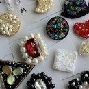 オートクチュール刺繍/リュネビル刺繍の講座の風景