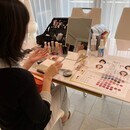 すきま時間にセルフヘッドマッサージでリフトアップ！の講座の風景