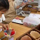 オリジナルの素敵なアロマキャンドル作り！の講座の風景
