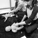 健康とオシャレを取り入れながら子育て応援の講座の風景