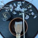 お花とお抹茶で季節のテーブルを彩ります。の講座の風景