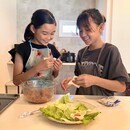 包丁も火も使わないキッズ料理教室！お留守番キッチンの講座の風景