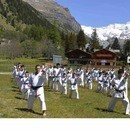 琉球少林流空手道　月心会　名古屋の開催する講座の風景