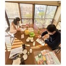 現役の日本画家が教える日本画教室です。の講座の風景