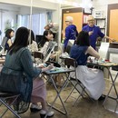 宮澤結弦メイクレッスンの講座の風景