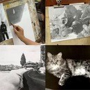 東京一のリアル鉛筆画とリアル色鉛筆画教室です。の講座の風景