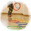 1日１０分～♪体の動きで脳や心の活性化！運動療育の講座の風景