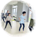 1日１０分～♪体の動きで脳や心の活性化！運動療育の講座の風景