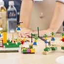 レゴで心を整え、未来を描くワークショップの講座の風景