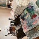 潜在意識を踊る龍のようにアートを描こうの講座の風景