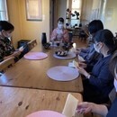 正座はしません♪手ぶらで気軽にテーブル茶道体験の講座の風景