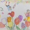大人だから表現出来る水彩画、色鉛筆画講座の講座の風景