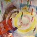 大人だから表現出来る水彩画、色鉛筆画講座の講座の風景