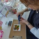 いくつになってもなりたい私を叶えるアルコールインクの講座の風景