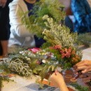 少人数制で学べるフラワーアレンジメント教室の講座の風景