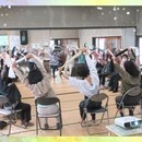 ゆるヨガで美姿勢！膝　腰痛肩こり解消　下半身やせ　の講座の風景