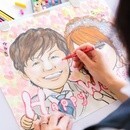 オリオンプラス似顔絵の開催する講座の風景