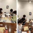 軽くてキラキラ!かぎ針でアクセサリーを作ろう！の講座の風景