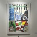 自由な発想を育てるアクリルガッシュの絵画教室☕️の講座の風景