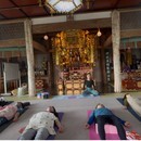 ストレスに負けない、心と身体づくりをヨガでしましょの講座の風景