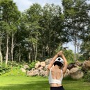 ストレスに負けない、心と身体づくりをヨガでしましょの講座の風景