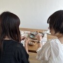 海の癒しを届けるやさしい海素材アート教室の講座の風景