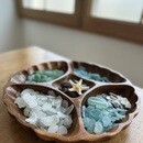 海の癒しを届けるやさしい海素材アート教室の講座の風景