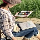 短時間であなたらしく★淡彩スケッチの講座の風景