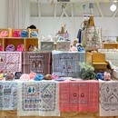 「かわいいを持ち歩く」刺繍とパッチワークのレッスンの講座の風景