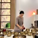心と体を優しく癒すサウンドセラピストの講座の風景
