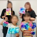 自分時間を楽しむ！アルコールインクアート教室の講座の風景