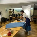料理を美味しく魅せるスタイリング&撮影を伝授の講座の風景