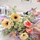 日常を離れて私に戻れるお花時間の講座の風景