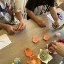 咲き続けるフラワーアートで日々に彩りをの講座の風景