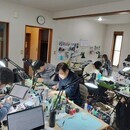 オールドカメラ、レンズの修理教室の講座の風景