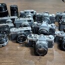 オールドカメラ、レンズの修理教室の講座の風景