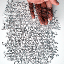 ハサミだけで作るレースのような切り絵の講座の風景