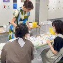 テクスチャーアートの楽しさを広めたい画家の講座の風景