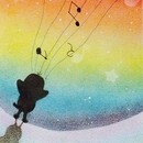 心ゆるめるパステル筆文字プチデコ絵手紙アート講師の講座の風景