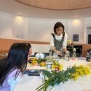 感性を育てる「花育」の講座の風景