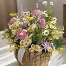 感性を育てる「花育」の講座の風景