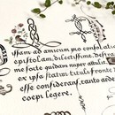 はじめての方に優しい　カリグラフィー教室の講座の風景