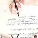 はじめての方に優しい　カリグラフィー教室の講座の風景