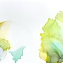 リラックス空間でアートを描く教室の講座の風景