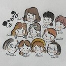 絵と筆文字！書画が毎日を彩るの講座の風景