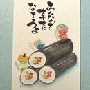 絵と筆文字！書画が毎日を彩るの講座の風景
