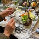 優しく心を癒してくれるの花雑貨を作りましょう♪の講座の風景