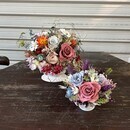 優しく心を癒してくれるの花雑貨を作りましょう♪の講座の風景