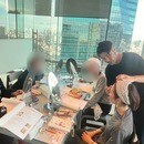 眉を変えるだけで、印象と流れが整う♪の講座の風景