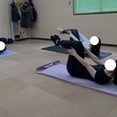 初心者向け　ピラティス教室の講座の風景